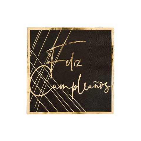 Feliz Cumpleaño Cocktail Napkins