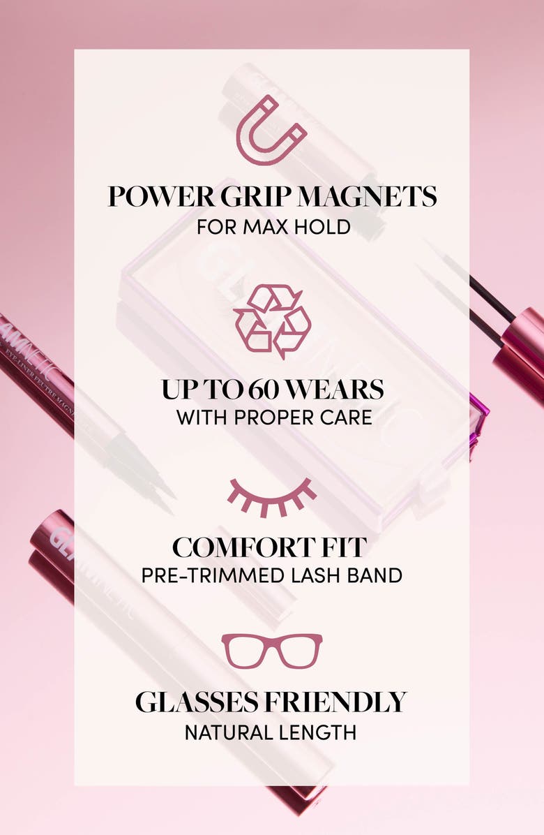 GLAMNETIC Virgo Magnetic False Lashes, Alternate, color, 