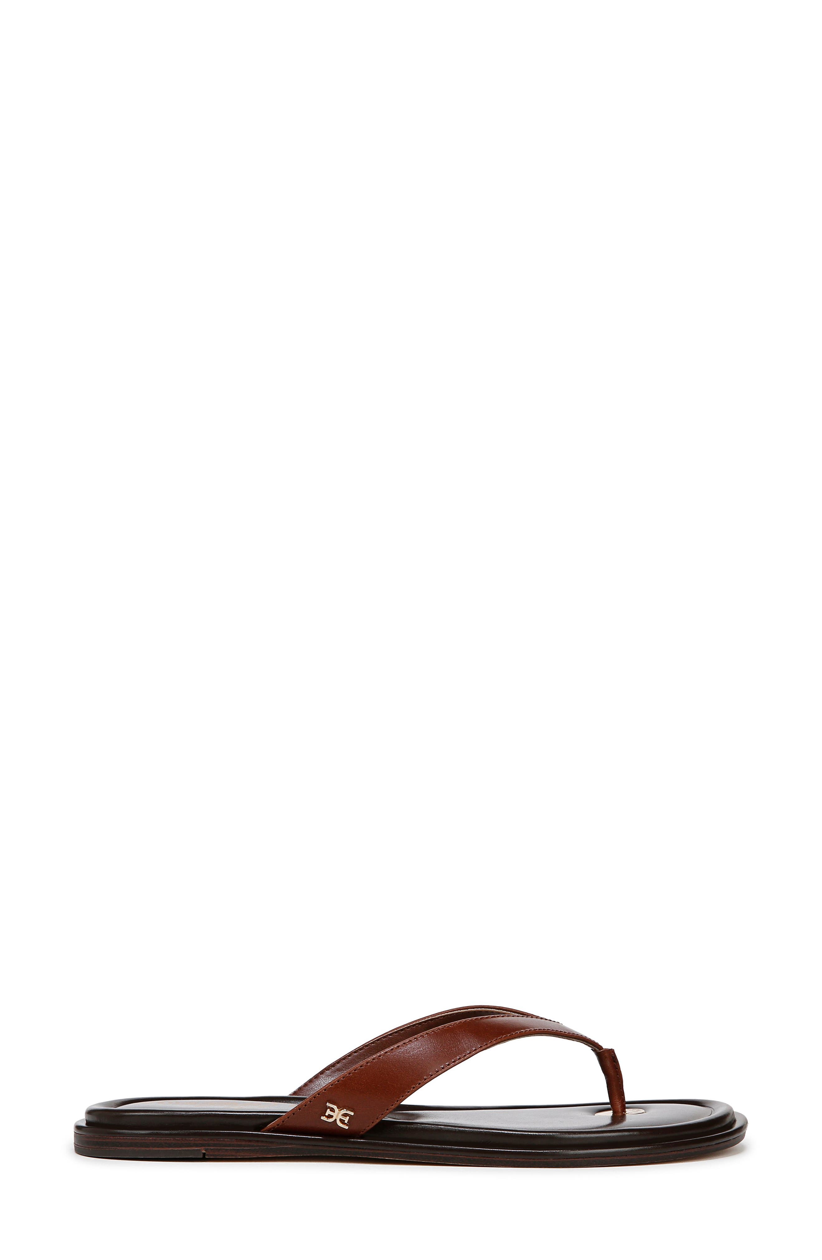 Sam Edelman Remi Flip Flop, Alternate, color, Burnt Brandy
