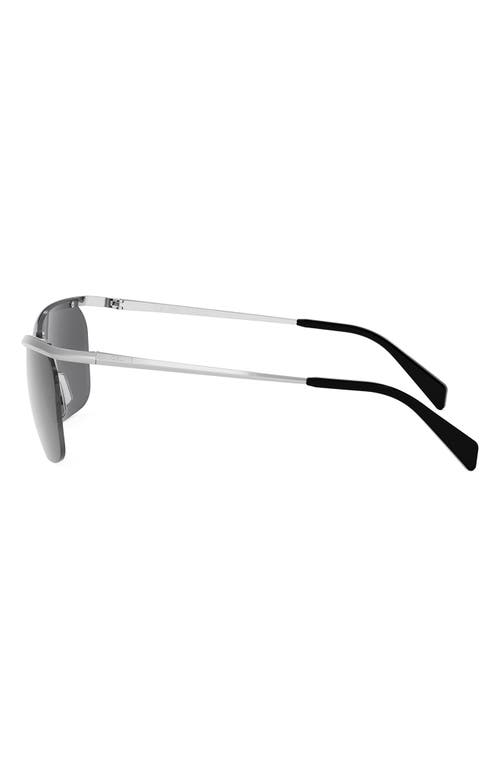 Celine 62mm Oversize Geometric Sunglasses In Gray