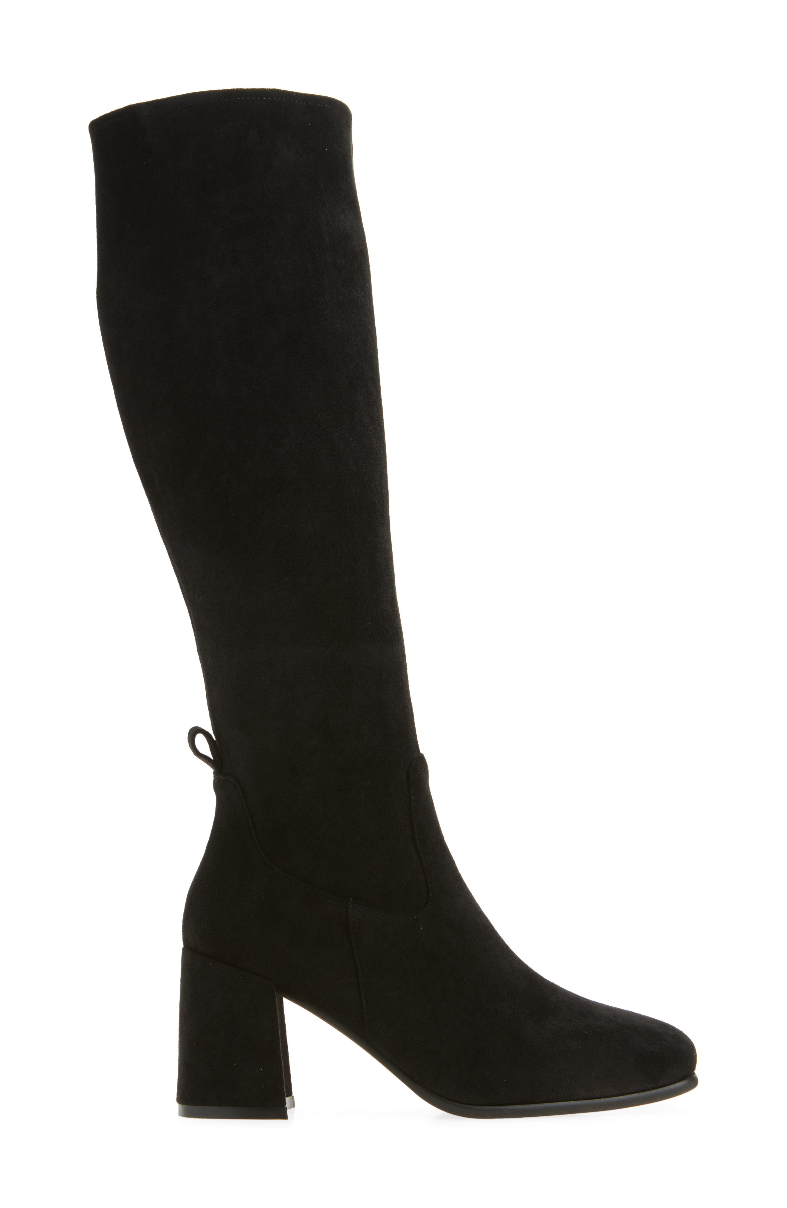 Jeffrey Campbell Hotlava Knee High Boot, Alternate, color, Black Suede