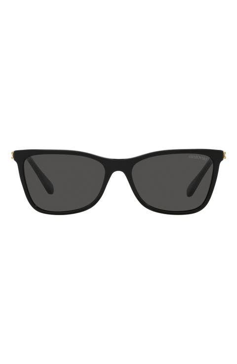55mm Rectangular Sunglasses