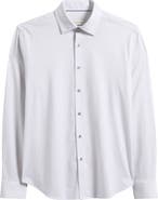 Bugatchi James OoohCotton® Dot Print Button-Up Shirt