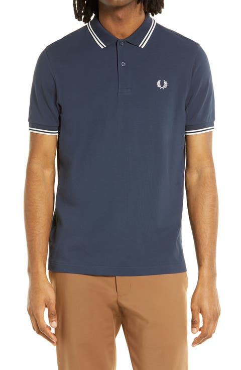 Fred Perry Men's The Shirt, Black/Chrome, XS at Amazon Men's