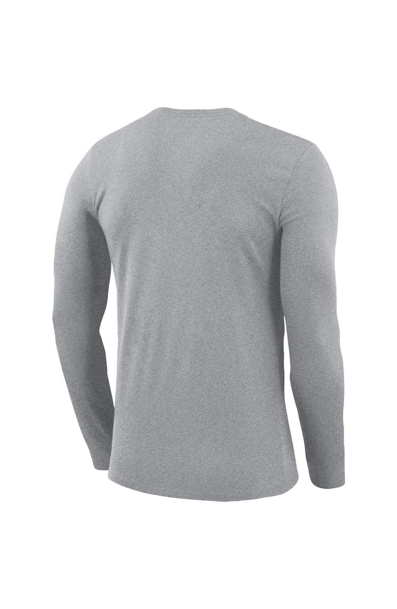 Nike Men's Nike Gray Gonzaga Bulldogs Basketball Icon Legend Performance Long Sleeve T-Shirt, Alternate, color,