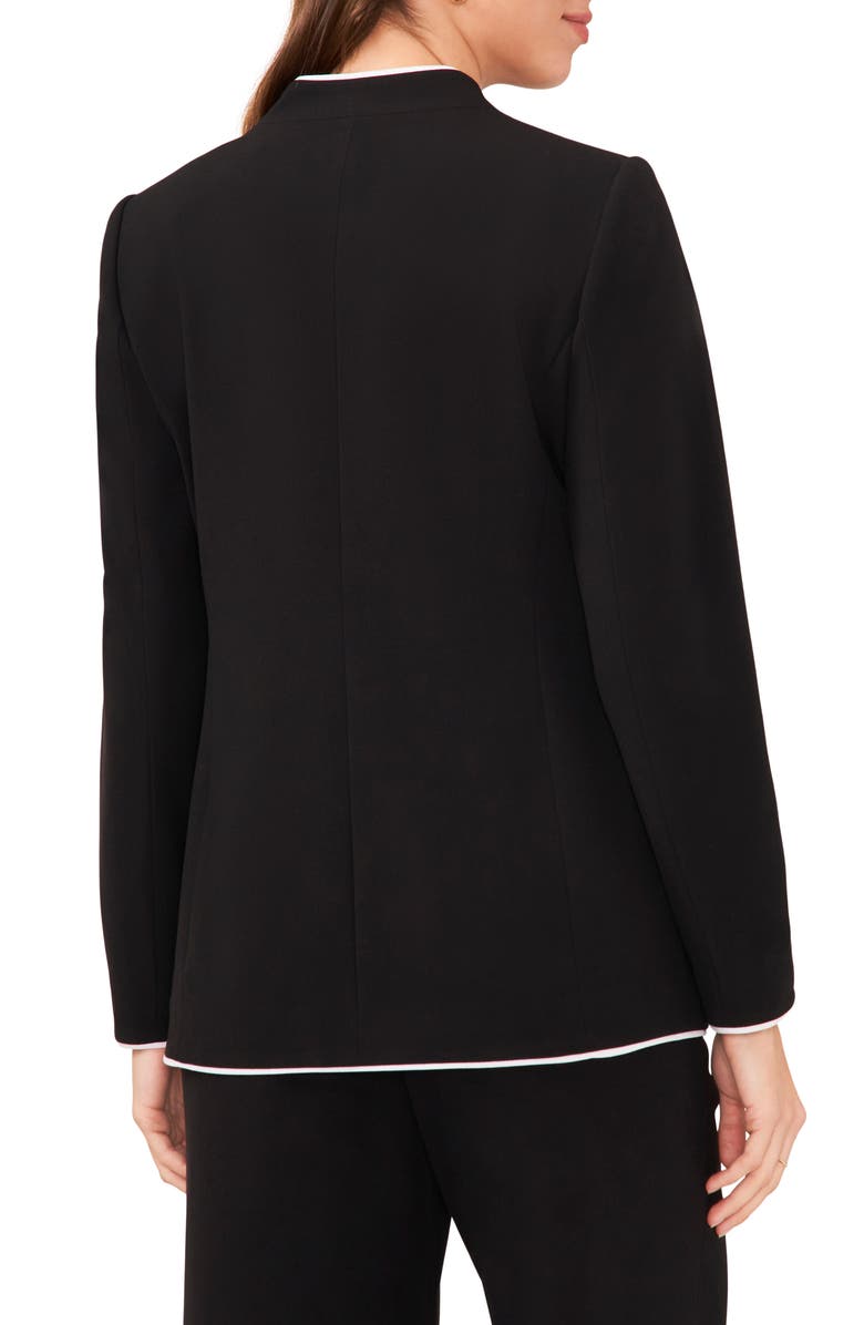 Halogen<sup>®</sup> Piped Trim Collarless Blazer, Alternate, color,