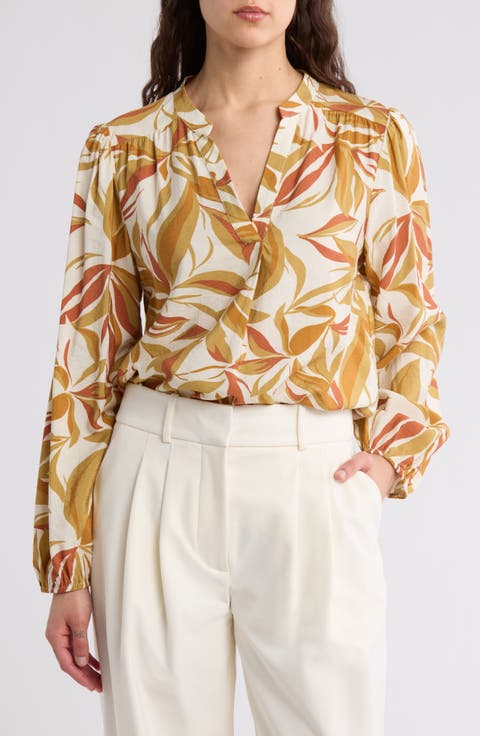 Textured Long Sleeve Top