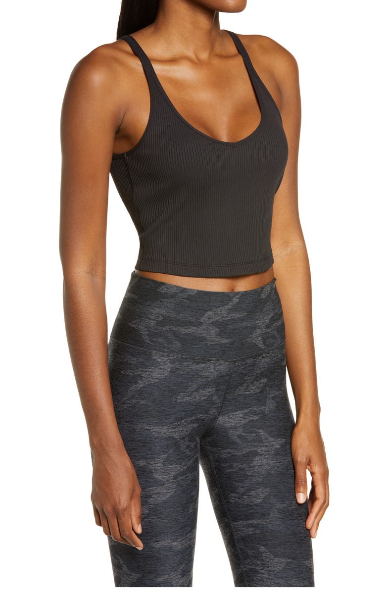 Vuori Rib Crop Tank, Alternate, color, 