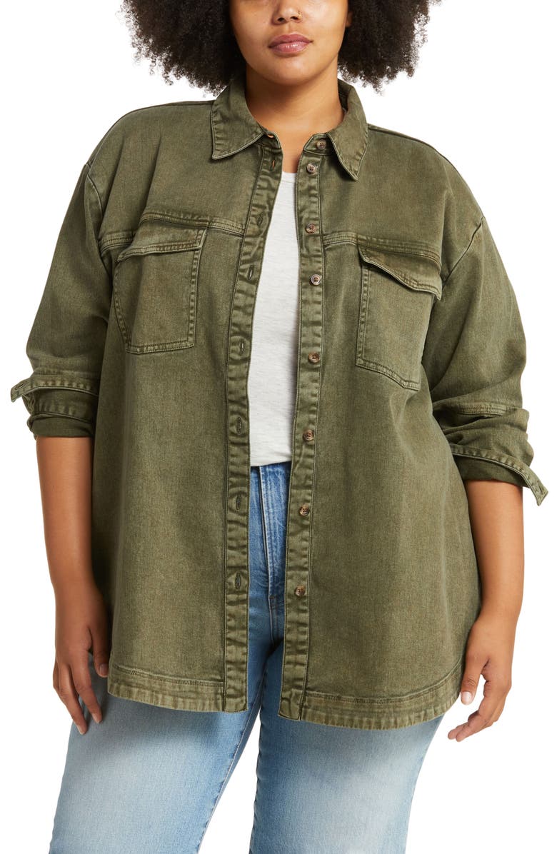 Treasure & Bond Oversize Washed Button-Up Shirt, Main, color,