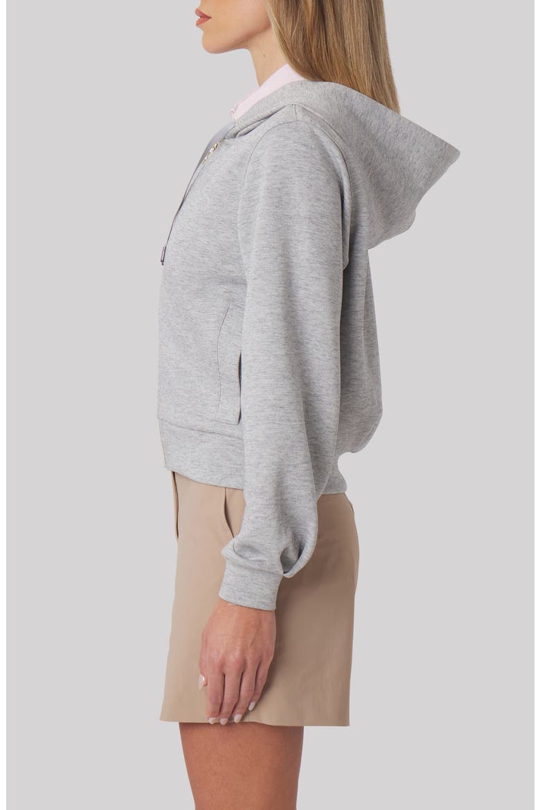 Molly Lightweight Performance Full Zip Hoodie, Alternate, color, GREY