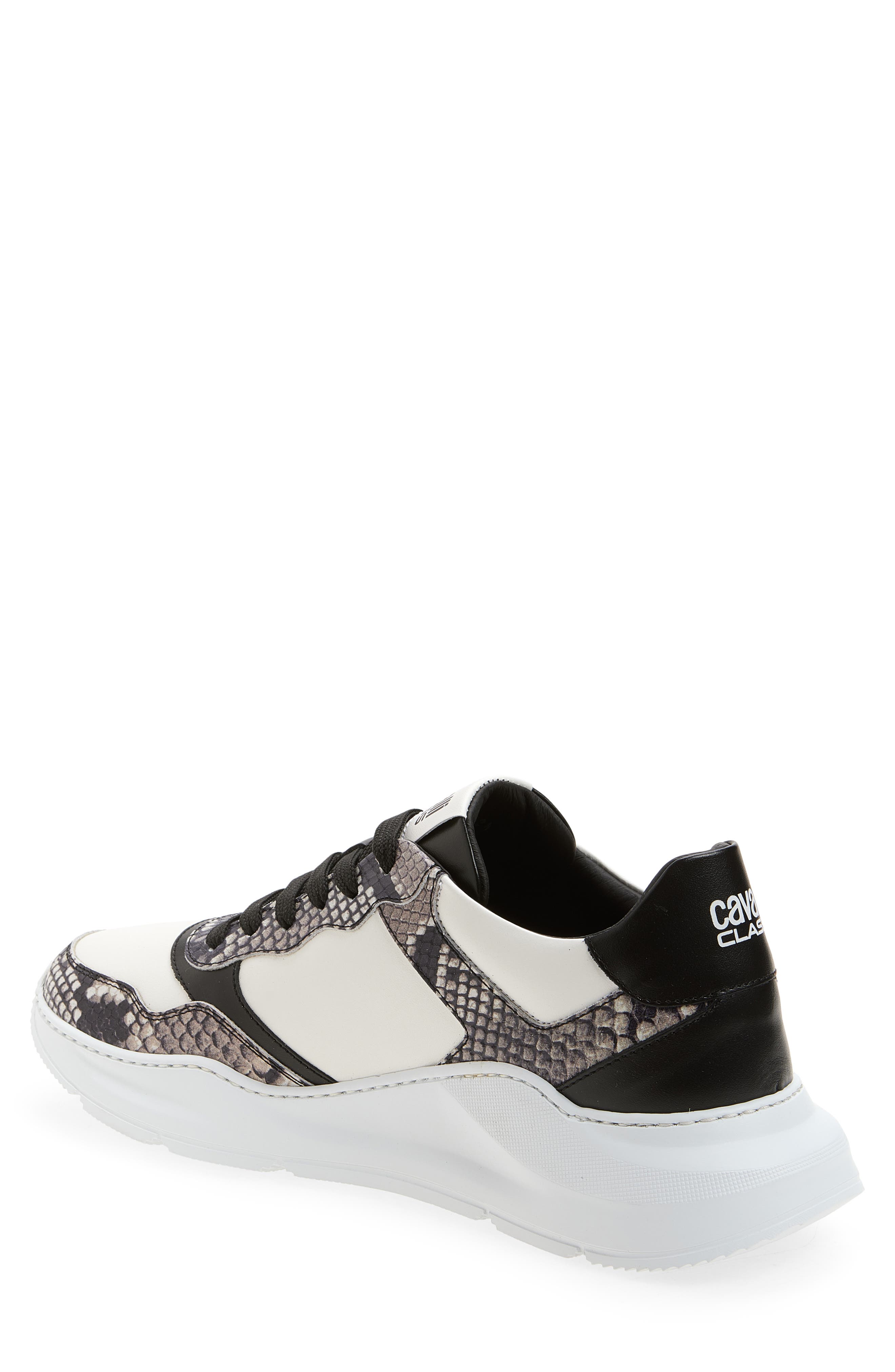 Roberto Cavalli Side Logo Sneaker, Alternate, color, Roccia