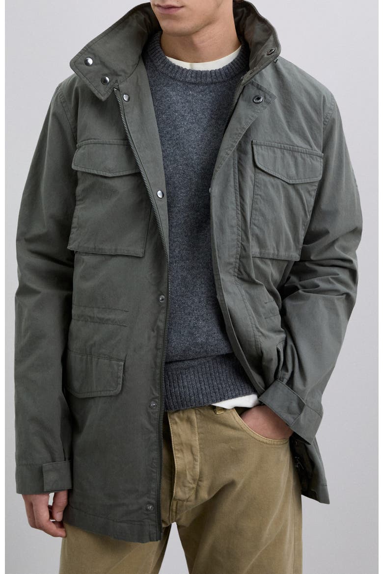 Seal Military Jacket, Main, color, Khaki