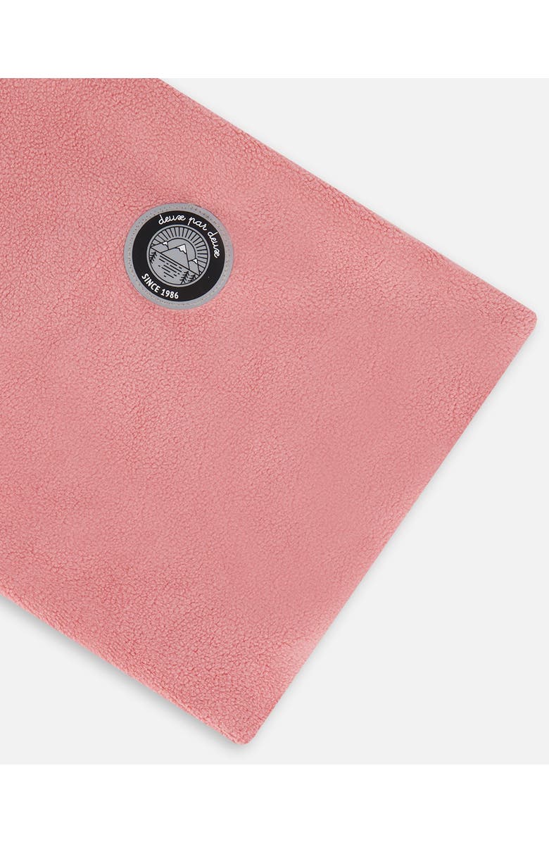 Deux par Deux Polar Fleece Neckwarmer, Alternate, color, Dusty Pink