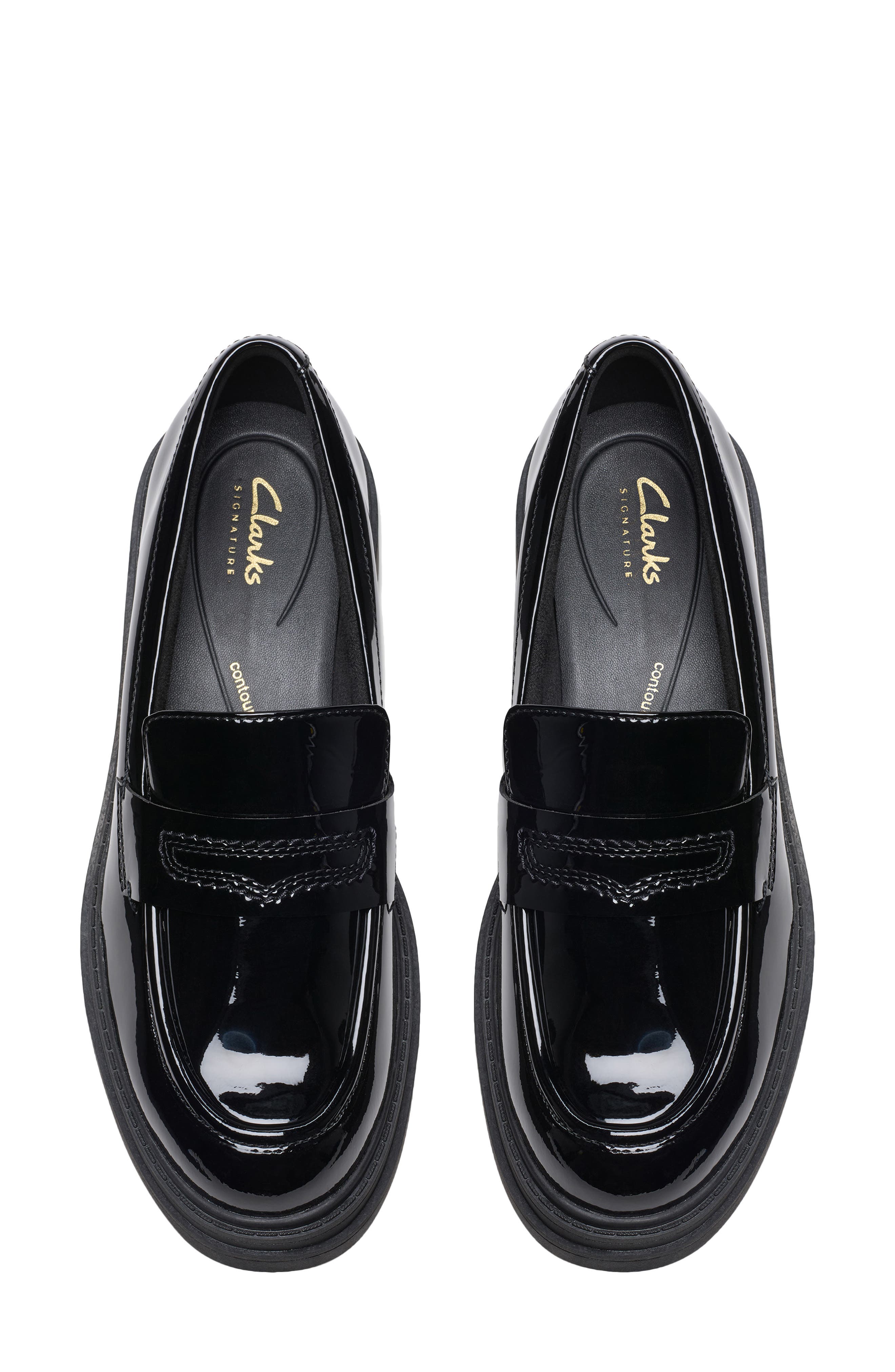 Clarks<sup
®</sup
 Orinoco Edge Loafer, Alternate, color, Black Patent