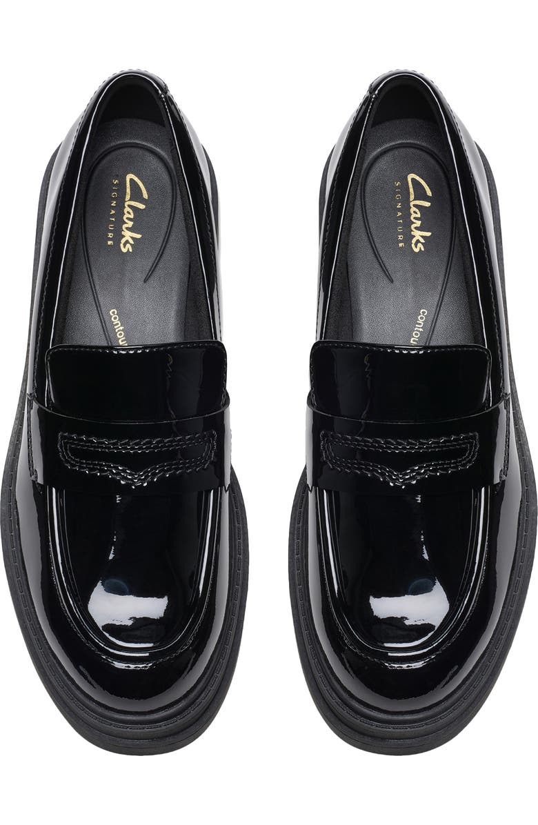 Clarks<sup>®</sup> Orinoco Edge Loafer, Alternate, color, Black Patent