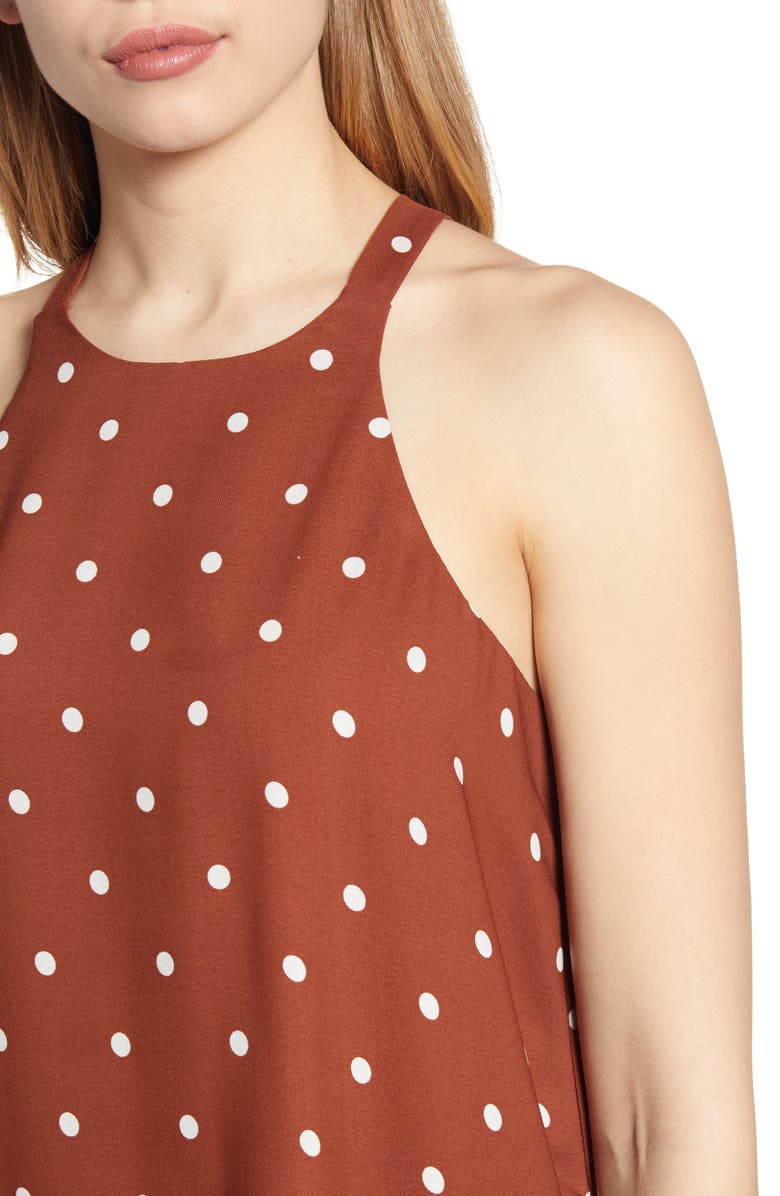 GIBSONLOOK Gibson x Hi Sugarplum! Naples Swing Halter Dress, Alternate, color, 