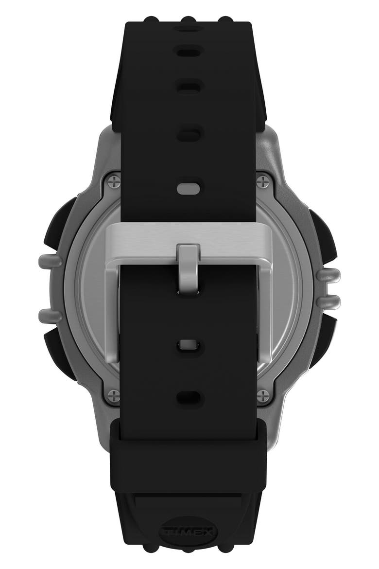 Ironman® Flix Digital 100-Lap Synthetic Strap Watch, 42mm, Alternate, color, BLACK