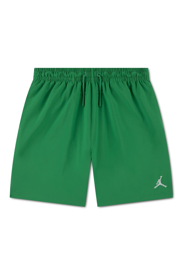 Kids' Jumpman Brooklyn Shorts, Main, color, LUCKY GREEN