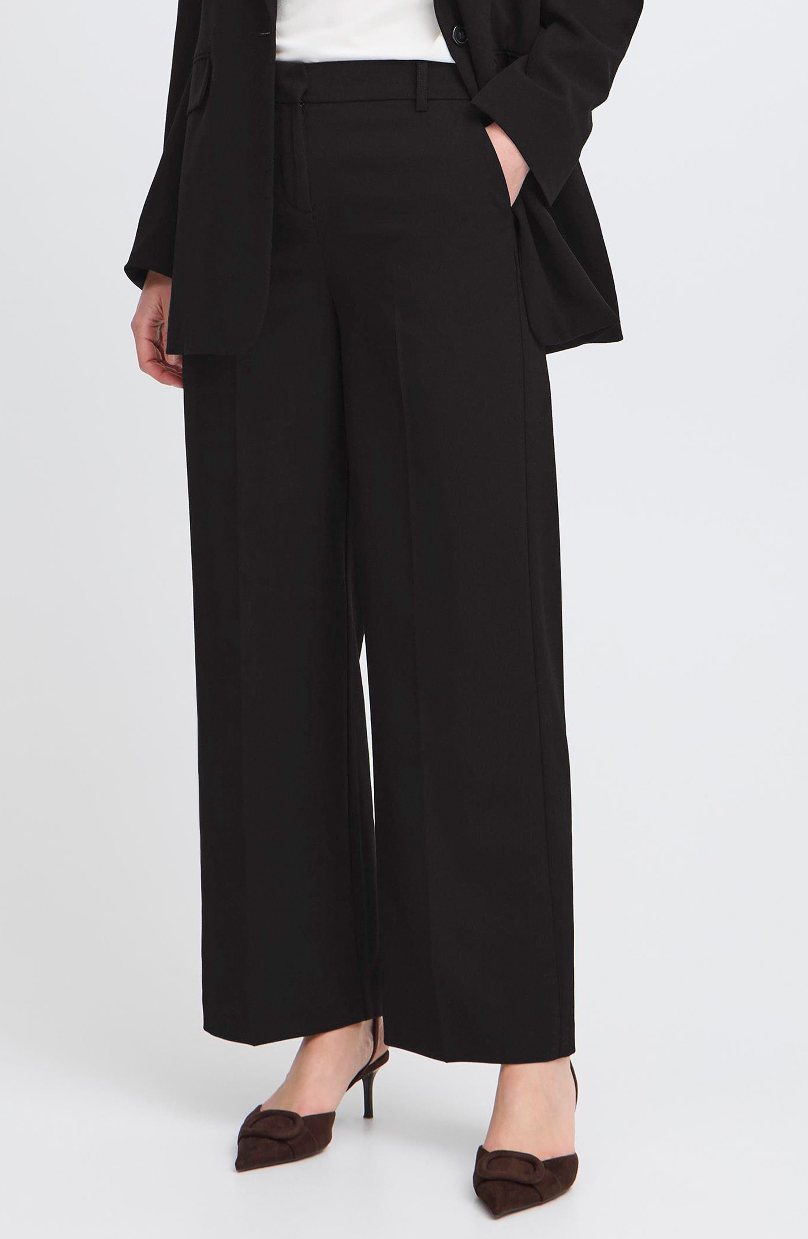 B.YOUNG Danta Wide Leg Cropped Pants
