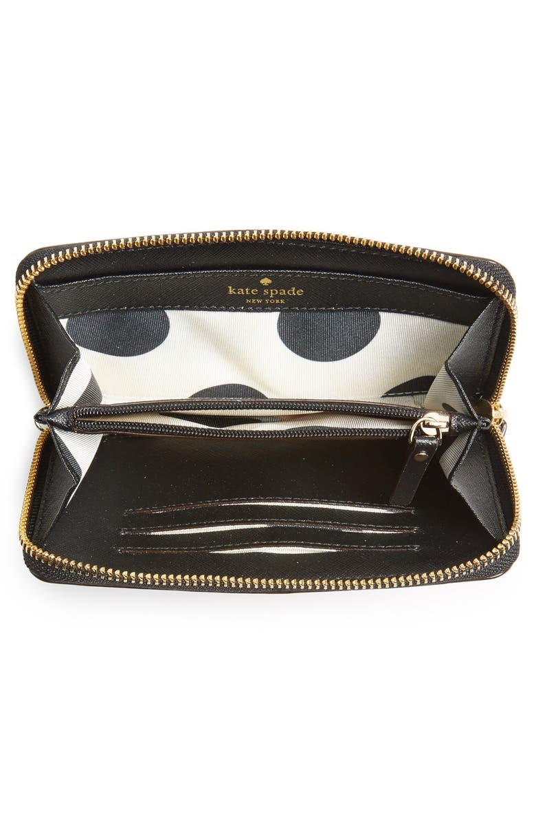 Kate Spade New York 'cedar street - jordie' zip around leather wallet, Alternate, color,