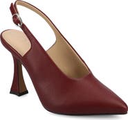 Journee Collection Verena Pointed Toe Slingback Pump