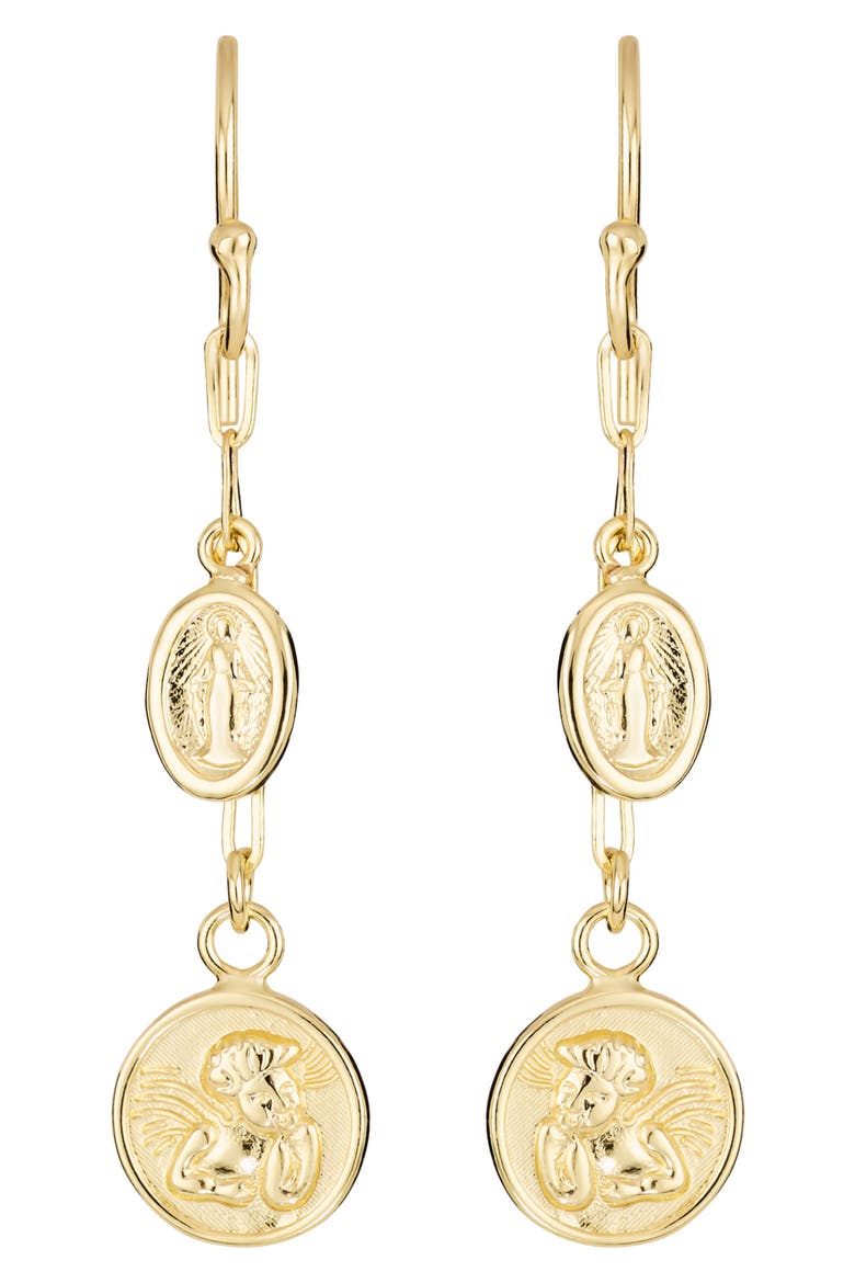 Medallion Drop Earrings video