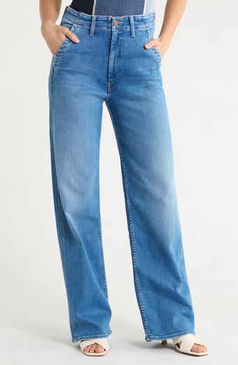 MOTHER The Major Prep Zip Sneak Straight Leg Jeans