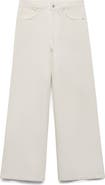 MANGO High Waist Wide Leg Jeans