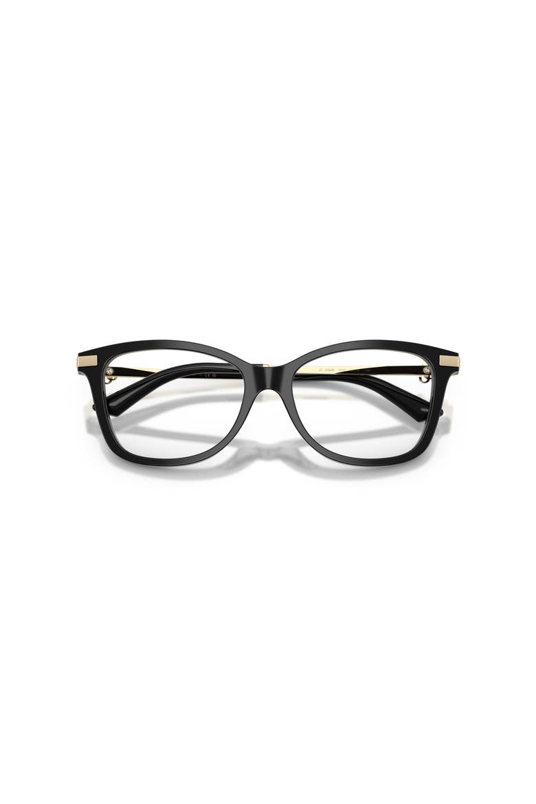 54mm Rectangle optical glasses, Alternate, color, Black