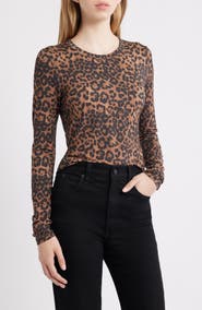 rag & bone Luca Print Long Sleeve Top