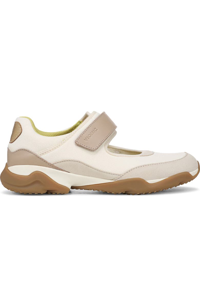 Vionic Walk Slim Giselle Mary Jane Sneaker, Alternate, color, Ivory