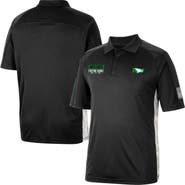 COLOSSEUM Men's Colosseum Black North Dakota OHT Military Appreciation Snow Camo Polo