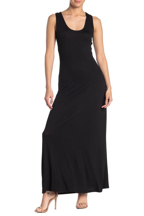 Racerback Sleeveless Maxi Dress