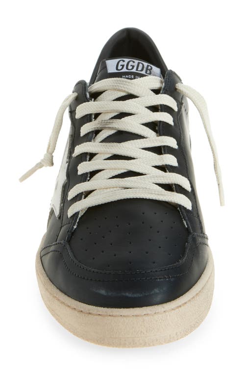 Golden Goose Ball Star Sneakers In Black/white