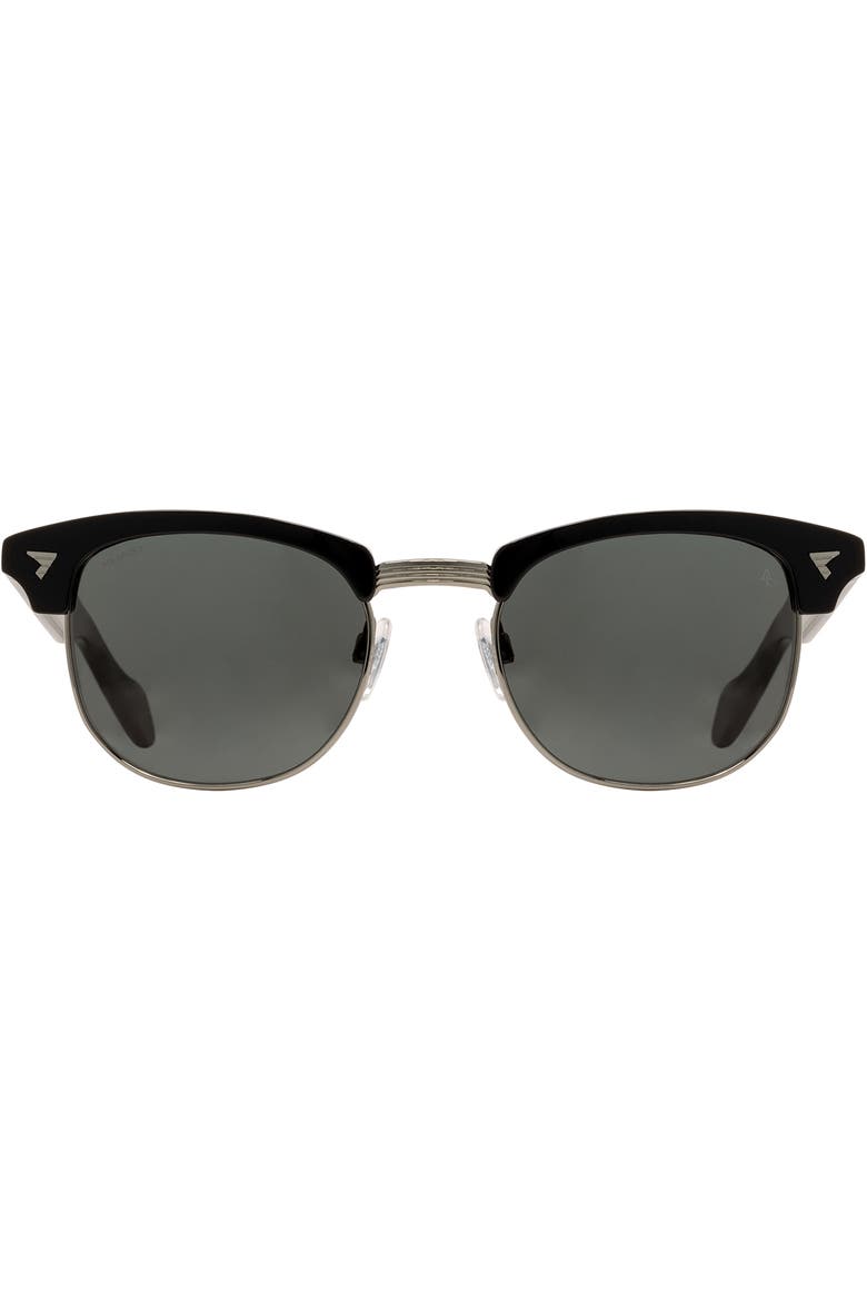 Sirmont 53mm Wayfarer Nylon Polarized, Main, color, Black Gunmetal - Polarized