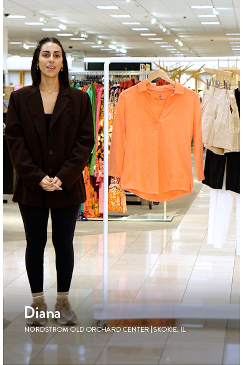 Ashby Isles Cotton Jersey Popover Top video