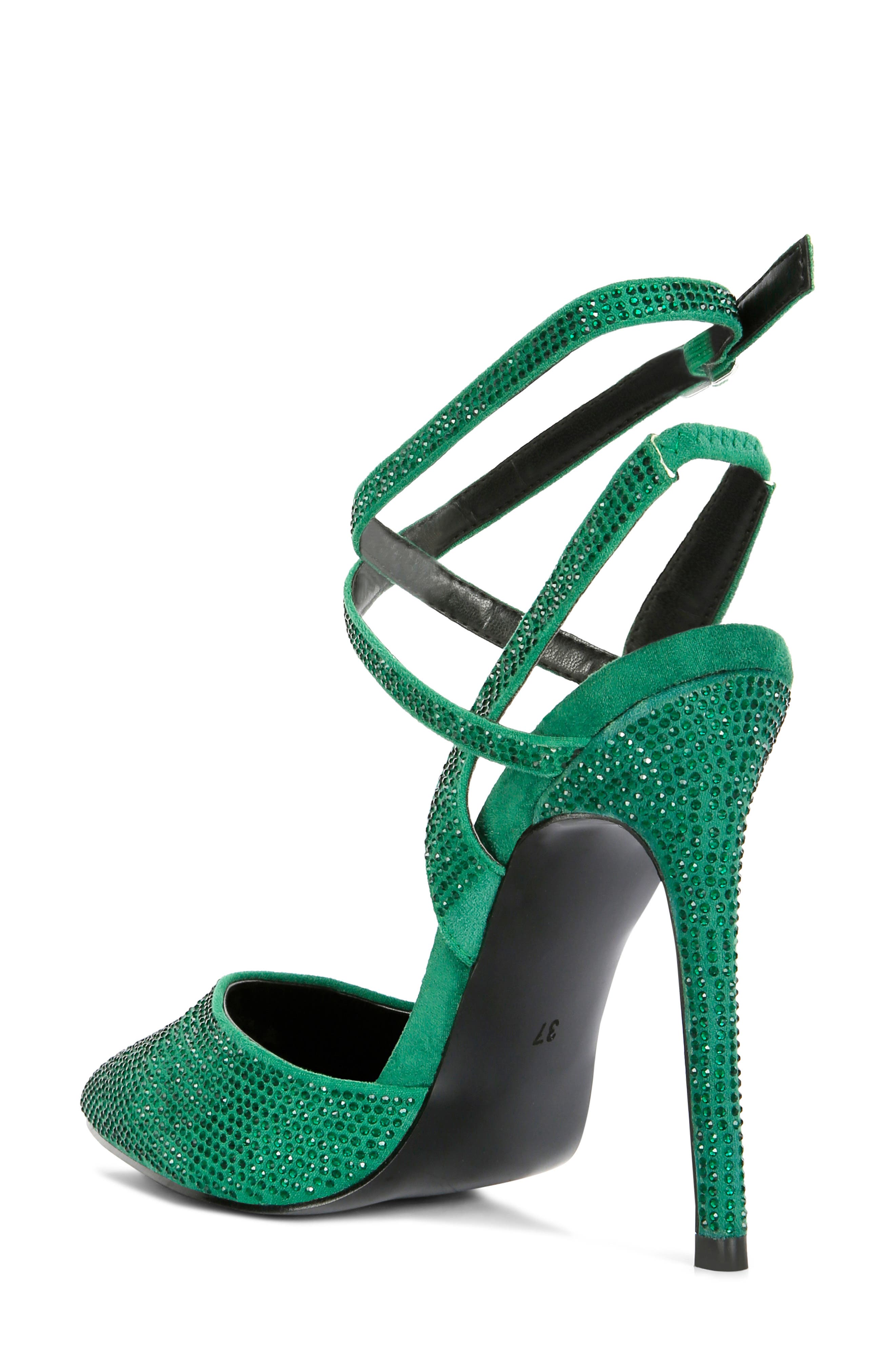 Rag & Co Charmer Rhinestone Stiletto Pump, Alternate, color, 