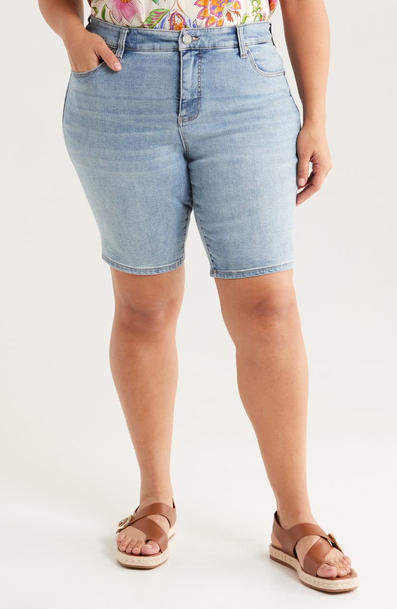 Liverpool Los Angeles Jort High Waist Denim Shorts, Main, color, 