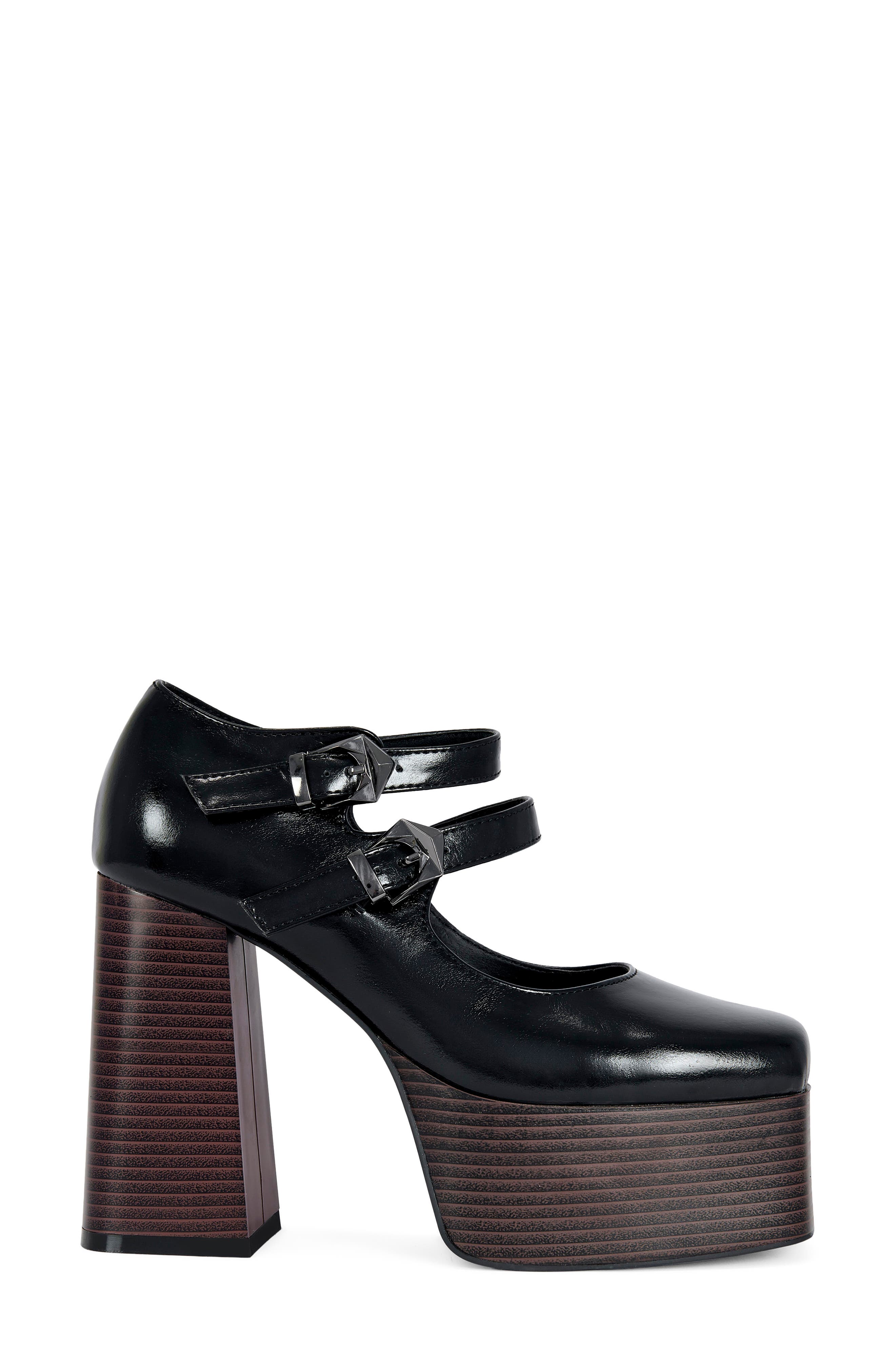 Moxie Mary Jane Platform Pump, Alternate, color, BLACK