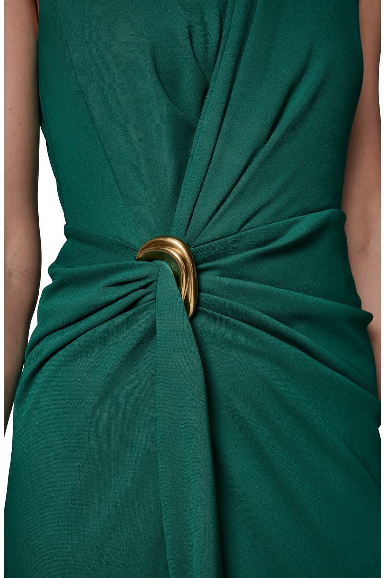 Belt Detail Sheath Maxi Dress, Alternate, color, LAWN