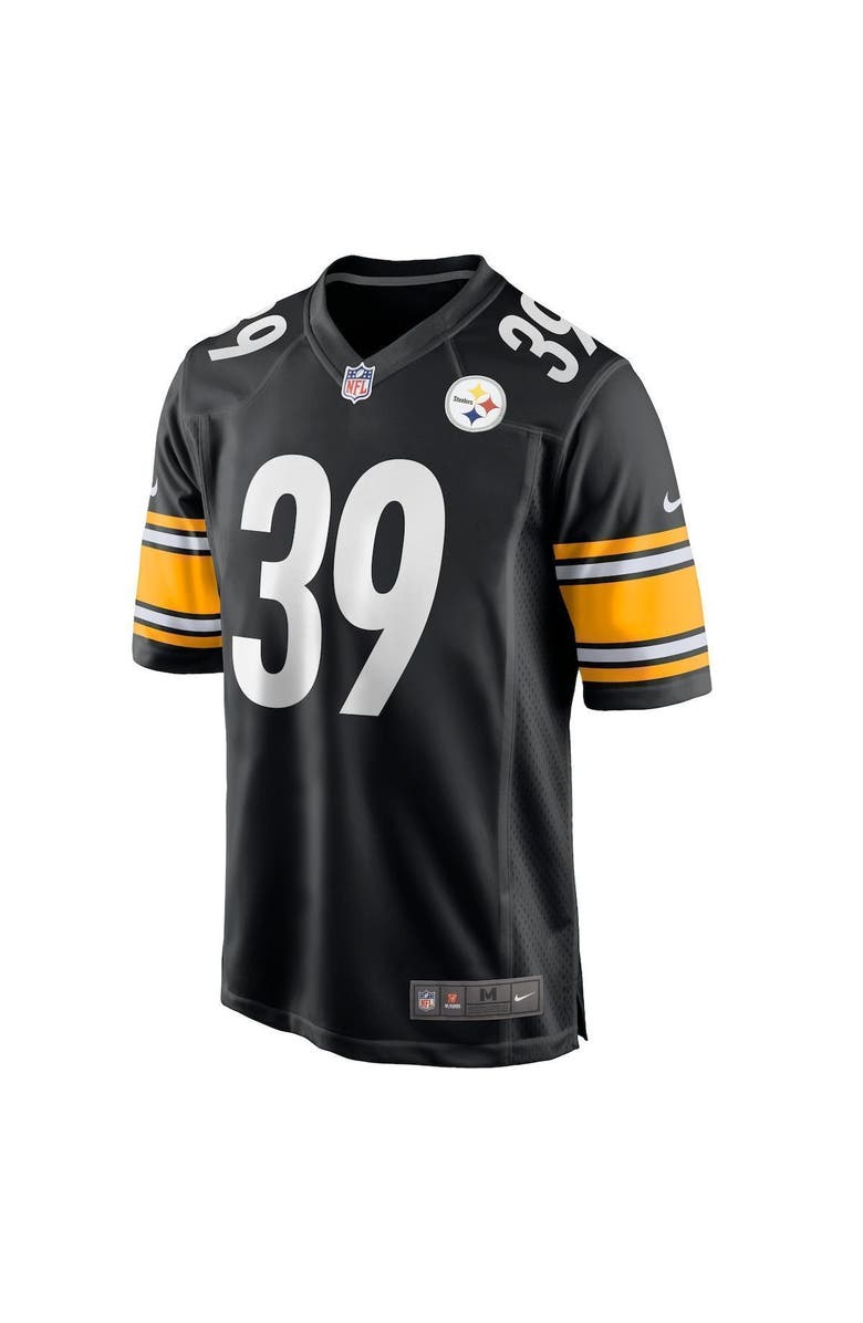 Nike Men's Nike Minkah Fitzpatrick Black Pittsburgh Steelers Game Team Jersey, Alternate, color,