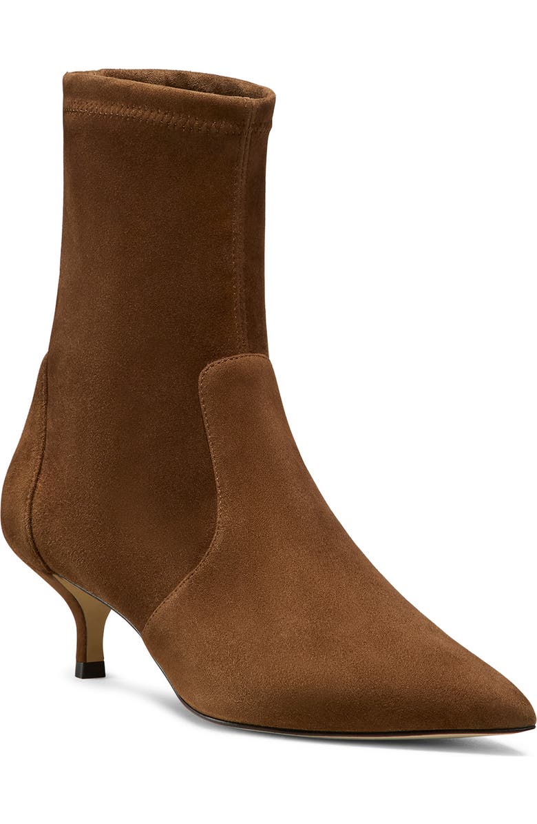 Stuart Weitzman Mara 50 Kitten Heel Bootie, Main, color, Espresso