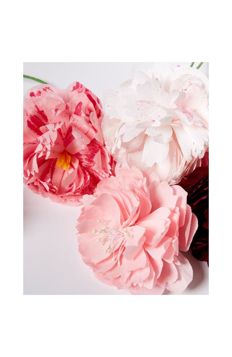 Journey of Something Create Your Own Paper Flowers, DIY Adult Craft Kit, Alternate, color, Multicolored