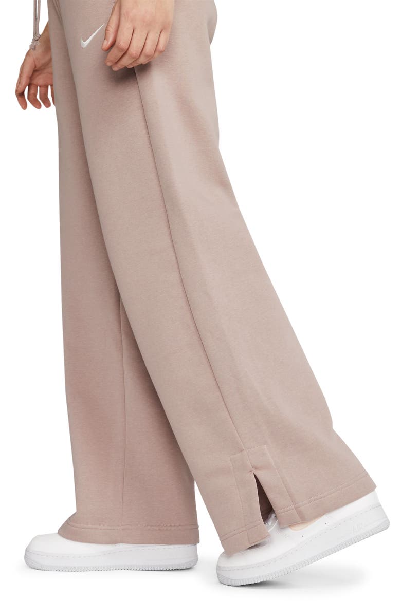 Sportswear Phoenix High Waist Wide Leg Sweatpants, Alternate, color, DIFFUSED TAUPE/ SAIL