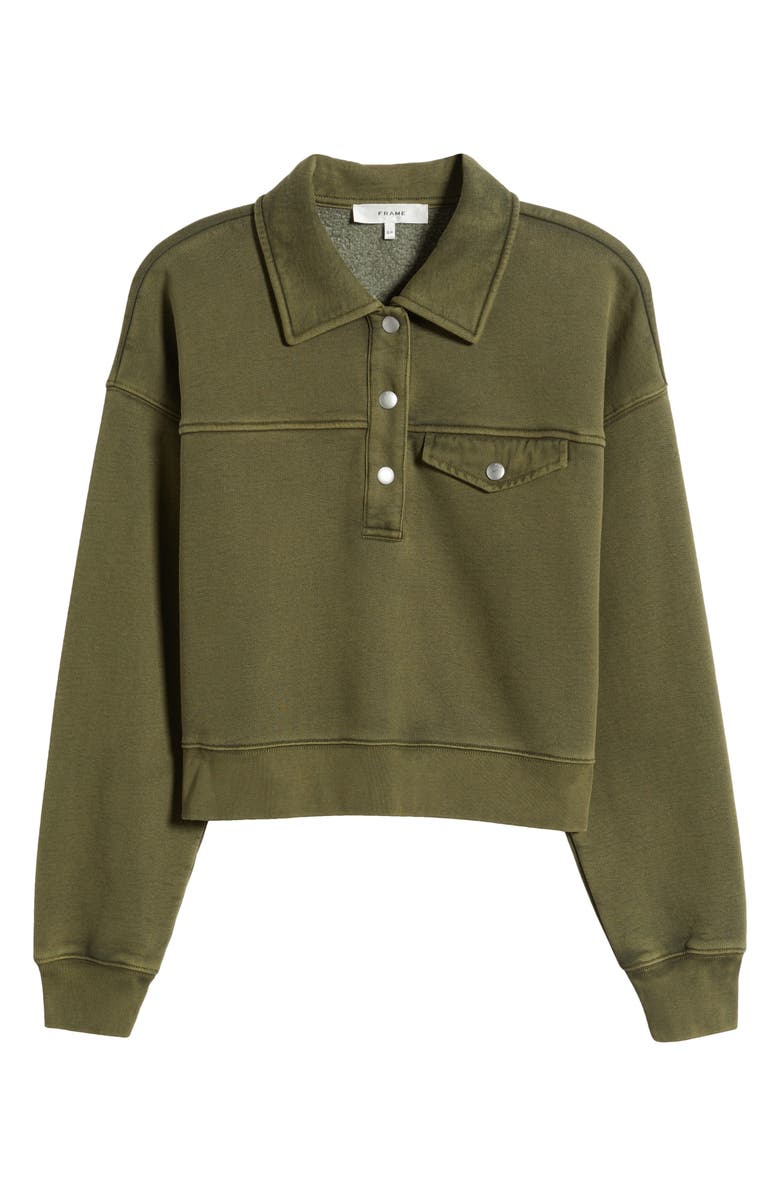 FRAME Polo Sweatshirt, Alternate, color,