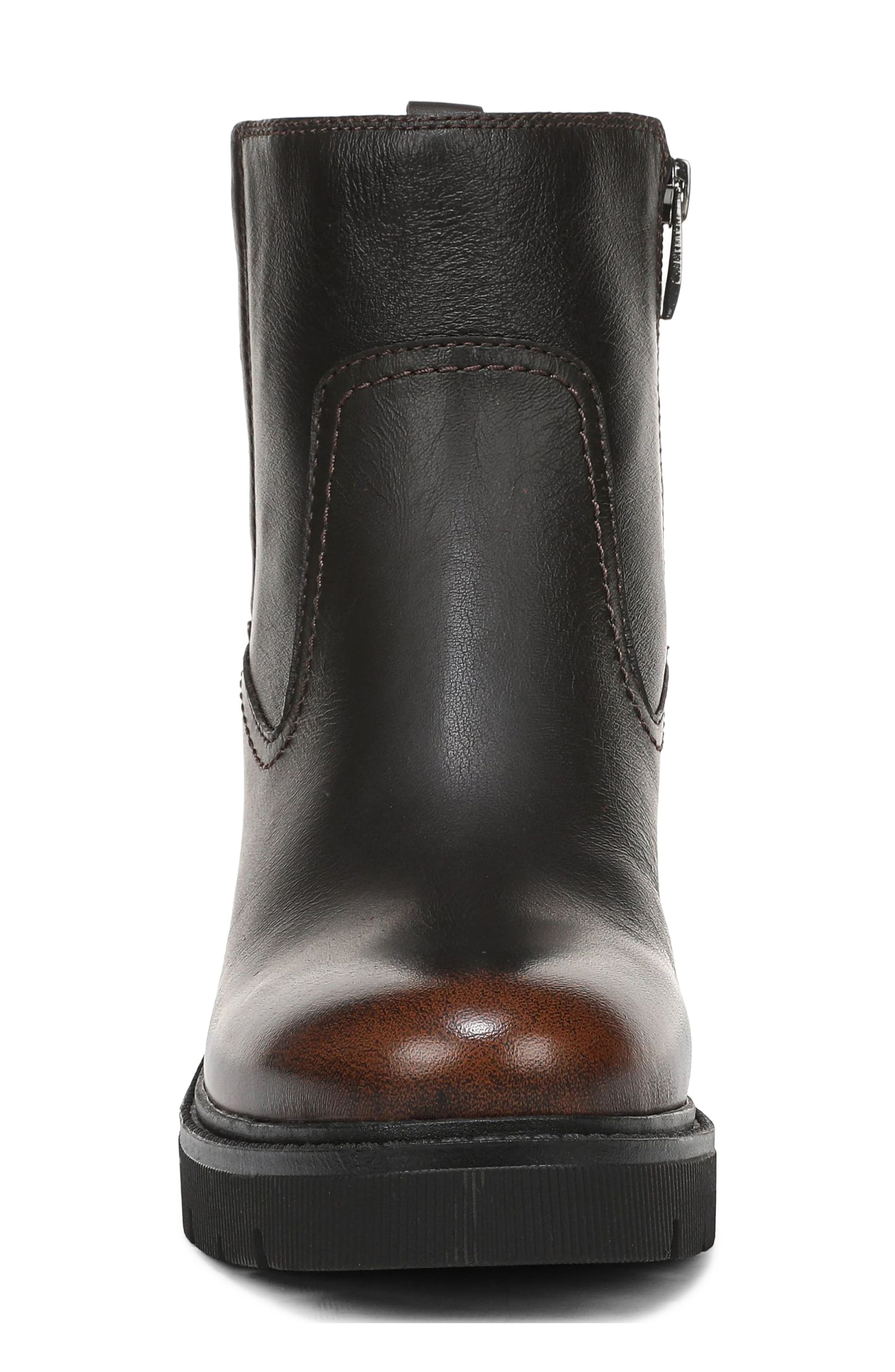 Juni Leather Chelsea Boot, Alternate, color, BLACK BROWN WR LEATH