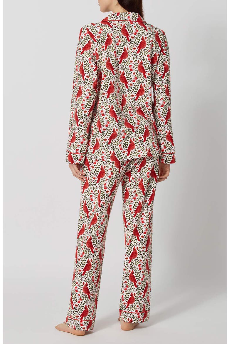 Long Sleeve Pajamas, Alternate, color, CARDINALS