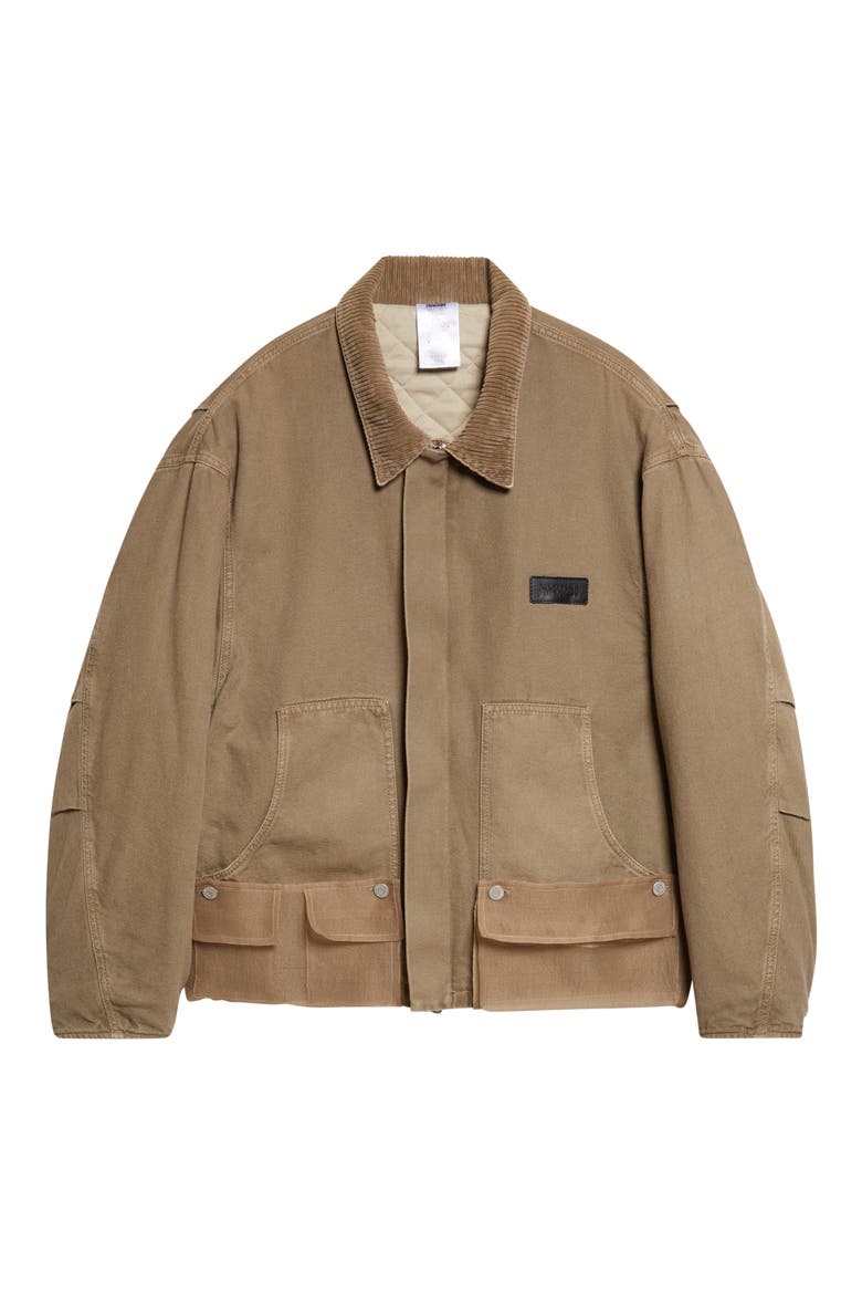 Cantiere Sheer Pocket Cotton Canvas Jacket, Alternate, color, KHAKI