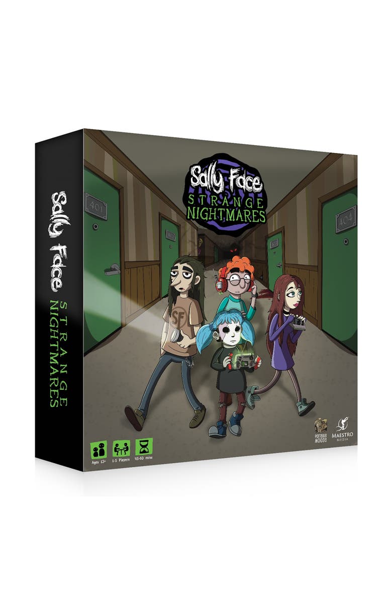 Maestro Media Sally Face Strange Nightmares Deluxe Cooperative Board Game, Main, color, Multicolored