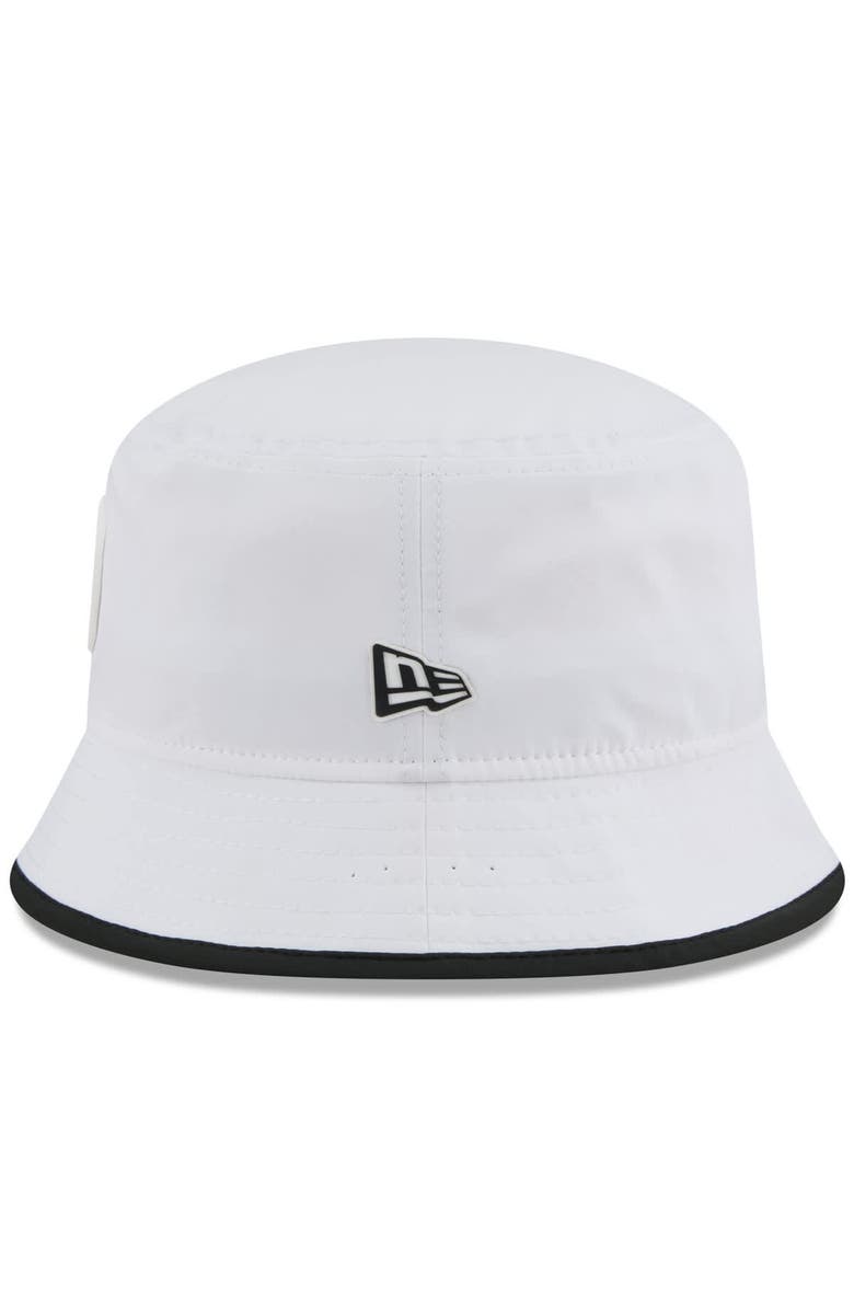 New Era Men's New Era White Pittsburgh Steelers 2025 NFL Training Camp Stretch Bucket Hat, Alternate, color, White